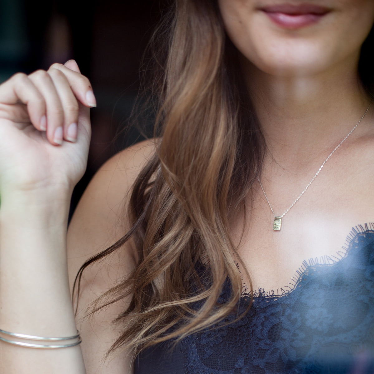 Albero Necklace Brass