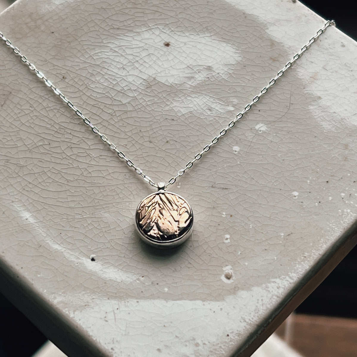 Treccia Necklace - Bronze