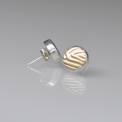 Mozzafiato Stud Earrings - Brass