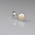 Mozzafiato Stud Earrings - Brass